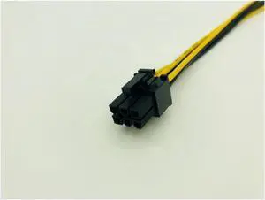 6Pin to 6Pin Power Cable Graphics Card Power PCIE Extension Cable 6 Pin Connector Male to Female Power Adapter Supply for Mining