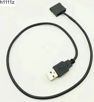 SATA to USB Power Cable Adapter USB 5V Male To 15Pin SATA Female Port Power Supply For 2.5 inch Laptop SATA HDD 22AWG Black 50cm