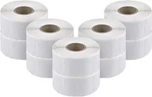 L 10 Rolls Compatible With Dymo 30332 Square Labels 1 X 1 Multipurpose Replacement Labels For Lw Labelwriter 450, 450 Turbo, 4Xl (750 Labels/Roll) (10 Rolls)