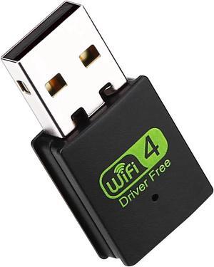 300Mbps USB WiFi Adapter Wireless LAN Network Card Adapter WiFi Dongle for Desktop Laptop PC Windows 10 8 7 XP Laptop