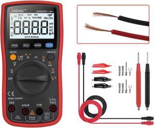 ANENG AN860B+ Tester Digital Multimeter Profesional 6000 Counts Detector Tester Peak Multimetro Meter Analogico EsrLcr Meter - Red