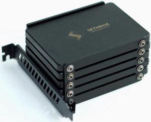 Desktop PC chassis PCI SSD expansion bracket 2.5-inch multi-disk expansion bracket   3-slot