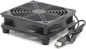 NEW DIY PC Cooler TV Box Wireless Router Cooling Fan Silent Quiet DC 5V USB power 120mm fan 120x25mm 12CM W/Screws Protective net 2000RPM