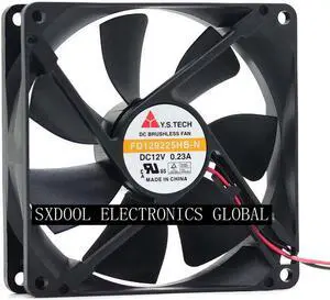 New original Y.S.TECH FD129225HB-N 12V 0.23A 9CM 9025 2-line 2-pin cooling fan New original Y.S.TECH FD129225HB-N 12V 0.23A 9CM 9025 2-line 2-pin cooling fan