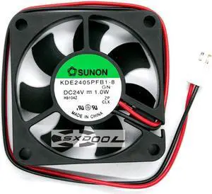 NEW SUNON KDE2405PFB1-8 5cm 5010 50*50*10mm DC24V 1.0 W 2-line 2-pin cooling fan