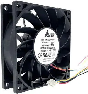 FFB0948VH HW P/N 32030033 DC 48V Fan ,for Delta Electronics 9225 92mm Server Inverter Cooling Fan Dual Ball Bearing 3600RPM