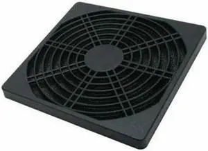 120mm Black Dustproof Fan Dust Filter Plastic Cover Grill Guard FGP-120