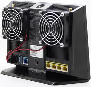DIY Router cooling fan 70mm DC 5V USB Power Ultra Silent Dissipate Temperature Control For RT-AC68U EX6200 AC15 AC68U