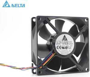 AFB0812SH 8025 8cm 80mm 12V 0.51A Dual ball fan power supply chassis Cooling Fan 4 Pin Pwm fan