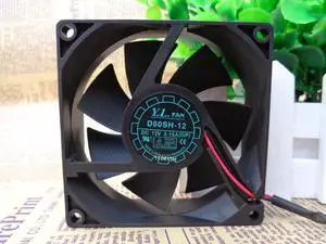 80mm cooling fan 8cm 12V D80SH-12 8025 80X80X25MM 0.18A 8CM 12V silent cabinet power supply cooling fan