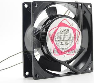 9cm fan case cooler NEW Sunon SF9225AT 2092HSL 2 wire 92*92*25 mm 90mm AC 220V server inverter cooling fan