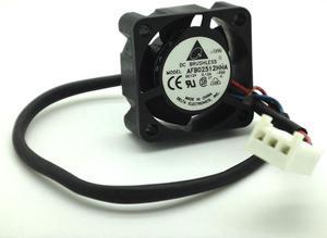 Original AFB02512HHA 25mm 2510 Server Square Fan DC 12V 0.12A 25x25x10mm 3-Pin mini cooling fan notebook cpu cooler for delta