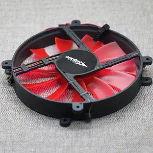 sentey 20 cm 200mm 20030 computer case fan RED LED desktop case power round cooling fan