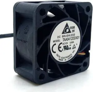 Delta 4020 12V Double Ball PWM Fan TAA0412DX01 4cm Computer Server CPU Fan