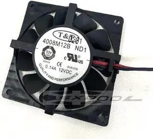 T&T 4008M12B ND1 12v 4008 40x40x8mm Hanging Frame North and South Bridge Cooling Fan
