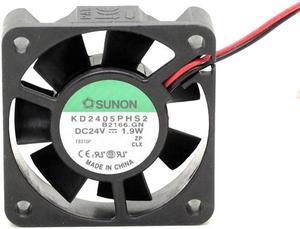 5cm Original Sunon KD2405PHS2 5015 DC 24V 1.9W two-wire cooling fan 50*50*15mm case cooler