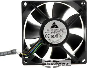 New original Delta AUB0812VH 8CM 80MM 8025 80*80*25MM DC12V 0.41A support 4-wire Pwm cooling fan New original Delta AUB0812VH 8CM 80MM 8025 80*80*25MM DC12V 0.41A support 4-wire Pwm cooling fan