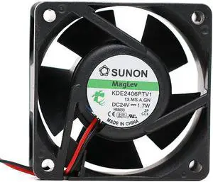 Sunon KDE2406PTV1.MS.A.GN 60*60*25 mm DC 24V 0.079A 1.9W server inverter cooling fan
