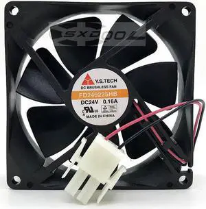 New Y.S.TECH FD249225HB 9025 24V 0.16A 9CM Inverter Cooling Fan New Y.S.TECH FD249225HB 9025 24V 0.16A 9CM Inverter Cooling Fan