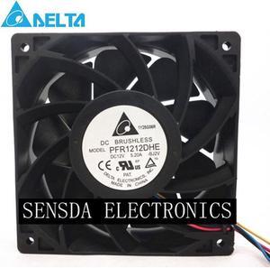 Delta PFR1212DHE 12V 12038 5.2A 7400RPM 254CFM 68.5DBA super car booster violence 120*120*38mm cooling fan 4-Pin