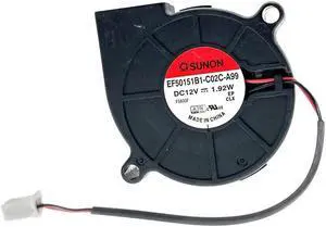 Sunon EF50151B1-C02C-A99 5015 12V 1.92W 50*50*15mm Ultra Quiet Humidifier Turbo Dual Ball Bearing blower Fan