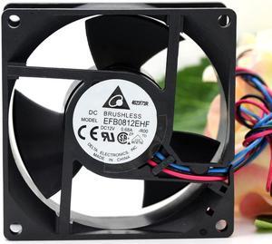 New EFB0812EHF -R00 12V 0.68A 8CM 8032 Delta 3-line server fan