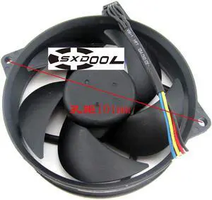 NEW Delta 92x25mm AUB0912HH SP15 9F15 12V 0.4A 4 Wires 4 Pins Case Fan for Xbox360 SLIM X858313-006