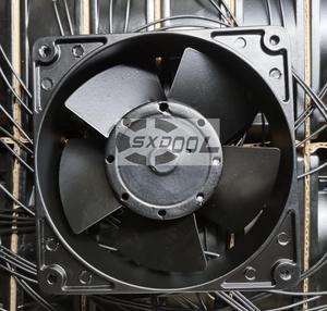 Original IKURAFAN UHS4556M AC220V 18/20W 12cm 12038 120*120*38 all metal high temperature resistant high air volume silent industrial fan,