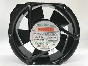 UF15KC12 BTH for Mechatronics 172mm 17cm AC 115V 39/38W 17251 Industiral Axial Case Cooling Fans