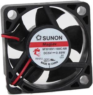 MF30100V1-1000C-A99 30mm 3cm DC 5V Mute Cooling Fan,30X30X10mm 0.69W 23DBA for Hard Disc,Projector Mini Micro Axial Cooling Fan