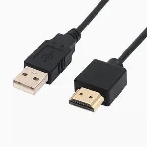HDMI cable HDMI male to USB power cable USB to HDMI male power cable, 0.5 m