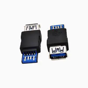2 PACK  USB3.0 Loss Prevention Product Test plug USB3.0 male to female AM/AF adapter