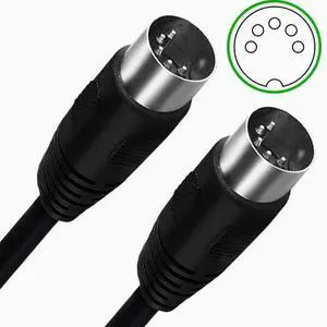 DIN5P double male head line, large 5P connection line beauty equipment wiring stage fog machine line
