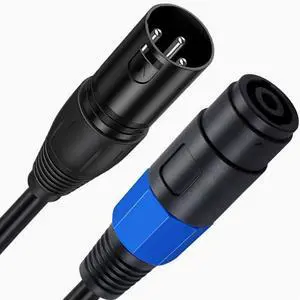 XLR Rotary Speakon female head audio extension cable Ohm professional audio stage microphone connection cable