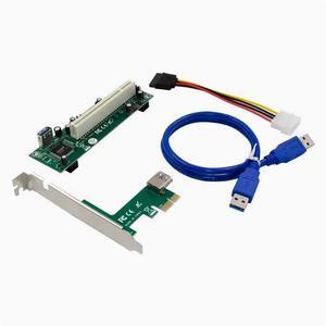 ASM1083 PCI-E X1 to 1XPCI bridge conversion card Split PCI card slot drive free