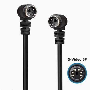 S-Video Dual elbow MID 6pin 6-core copper PS extension cable PS2 adapter cable to keyboard and mouse port