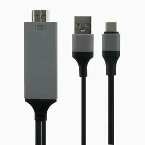 Mobile phone to TV with the same screen cable Computer cable typec to HDMI video converter usb projection cable Black Mobile phone to TV with the same screen cable Computer cable typec to HDMI video converter usb projection cable Black
