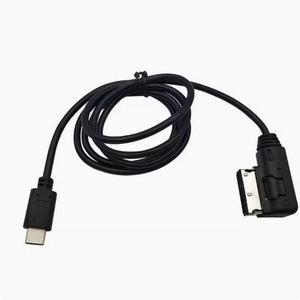 Audi AMI Volkswagen MDI to USB 3.1 USB-C letV mobile tablet car charging line 1m