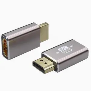 hdtv Male to Female 2.1 8K60hz adapter HD extension Computer projector TV extension head Straight