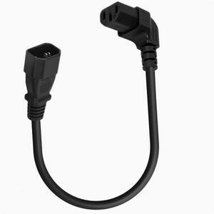 90 degree elbow C14 revolution C13 female extension power cable 0.75 square character power cable AC power cable Down Angle