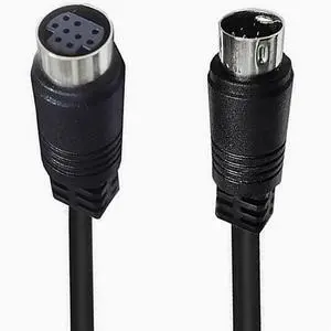 mini din 9pin 9-pin TV audio cable 9-core S terminal STB color difference cable S-VIDEO 2m Male to Female mini din 9pin 9-pin TV audio cable 9-core S terminal STB color difference cable S-VIDEO 2m Male to Female