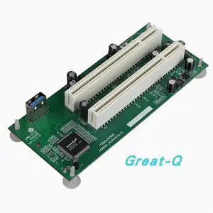 Pci-e to PCI conversion card PCIe to dual PCI slot expansion card Supports collection card Gold tax card Innovative sound card