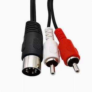 DIN male 7Pin revolution 2RCA Lotus Male/Female Vintage audio device adapter 7Pin Din male