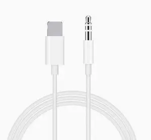 lightning to3.5 AUX Audio cable for iPhone car audio adapters 1M