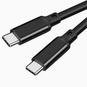 Type-c extension cable Revolution female conversion cable USB3.2 Data cable 4K projection cable Dock hard disk connection cable Black 0.5m Male to Male