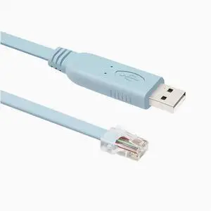 console cable Router configuration cable Signal control cable USB to RJ45 debugging cable Communication serial cable 6.60 ft. Blue