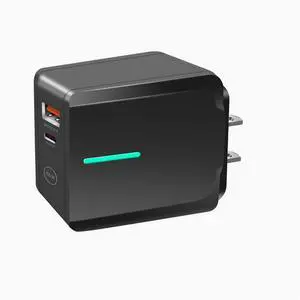 66W charger A+C Super fast charge/Flash charge QC3.0 full protocol PD for Xiaomi vivo Meizu Honor type-c multi-interface charging head Black