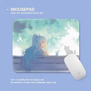 Kamisato Ayaka Mouse pad Small Genshin Impact gaming table pad Computer keyboard pad Medium mouse pad  30X25CM Gold