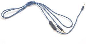 J-B-L headphone audio cable 3.5mm to 2.5mm nylon headphone cable with wire control microphone