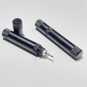 Mini portable chrome vanadium steel magnetic screwdriver Flat-head eyeglasses frame mobile phone watch repair gadget